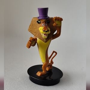 3/$25💙Madagascar 3 Lion Alex Snapco cup topper Collectible Figure 3.25" tall